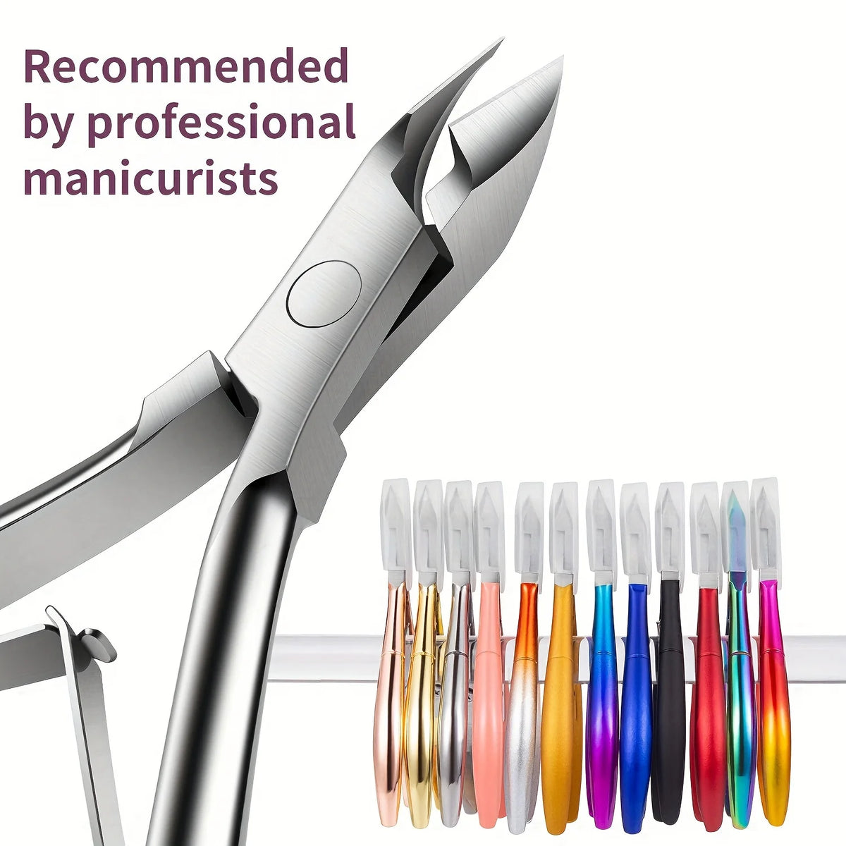 Stainless Steel Cuticle Clippers Set – Professional Nail Tools Cuticle Clipper Set PLUSH
