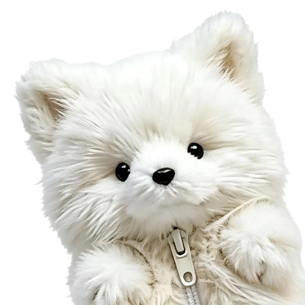 2-Pack Cute Animal Plush Pencil Cases | Large Capacity Zipper Plush Pencil Case PLUSH