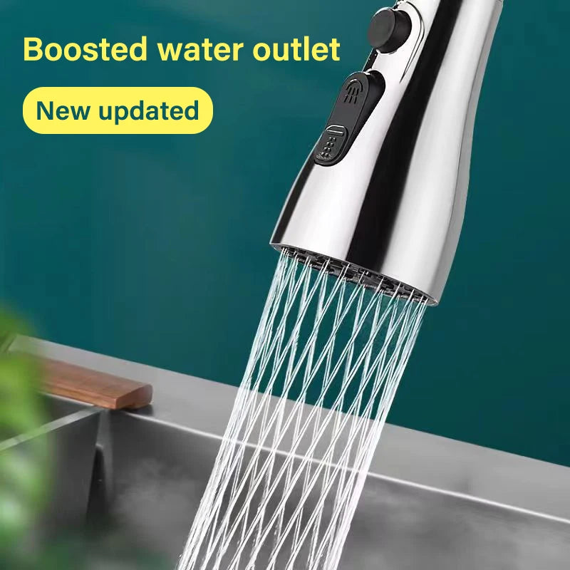 3-in-1 Kitchen Faucet Extender – 720° Swivel Sprayer Faucet Extender PLUSH