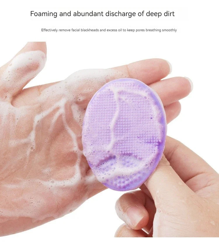 Silicone Face Scrubber & Cleansing Brush – Deep Pore Care Facial Cleansing Brush PLUSH