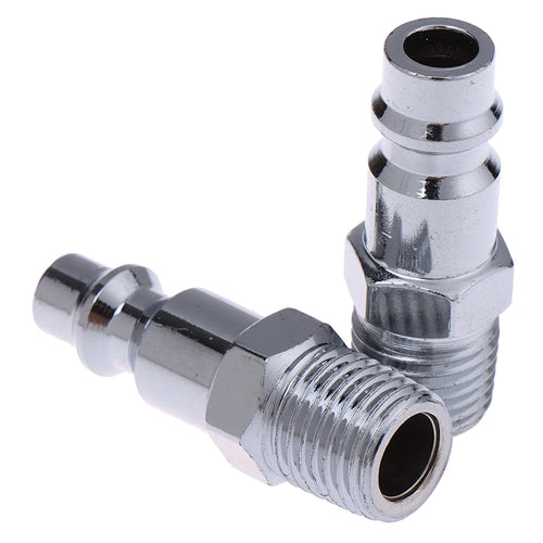 1/4" NPT Pneumatic Quick Coupling Male Connector US EU Style Pneumatic Fitting PLUSH