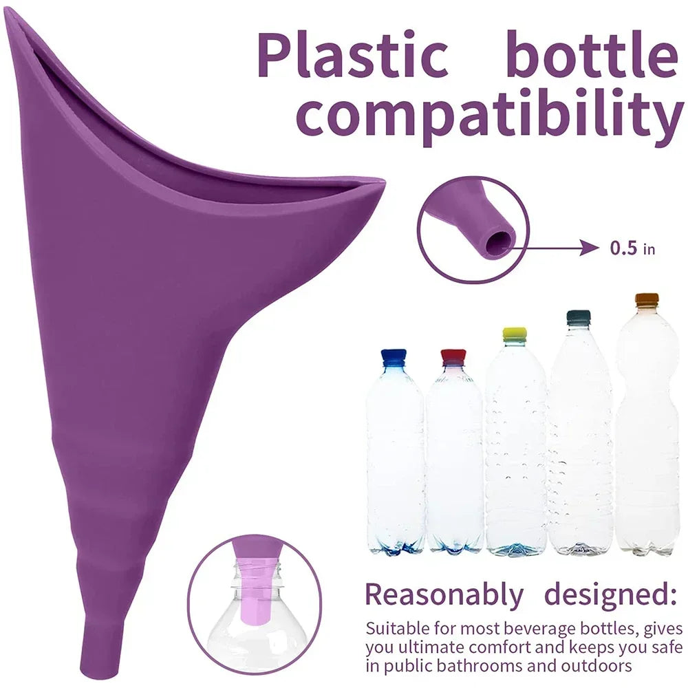 Female Urination Device – Portable Silicone Pee Funnel Female Urination Funnel PLUSH