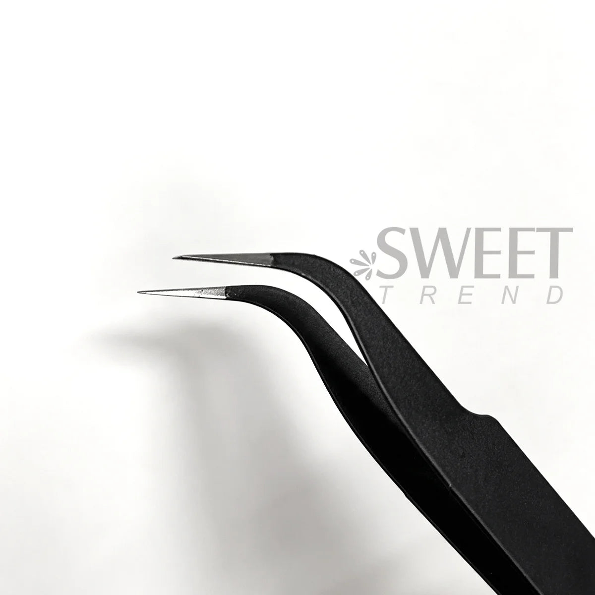 Curved Tip Black Metal Nail Tweezers 5/10pcs – Manicure Tool Nail Art Tweezers PLUSH