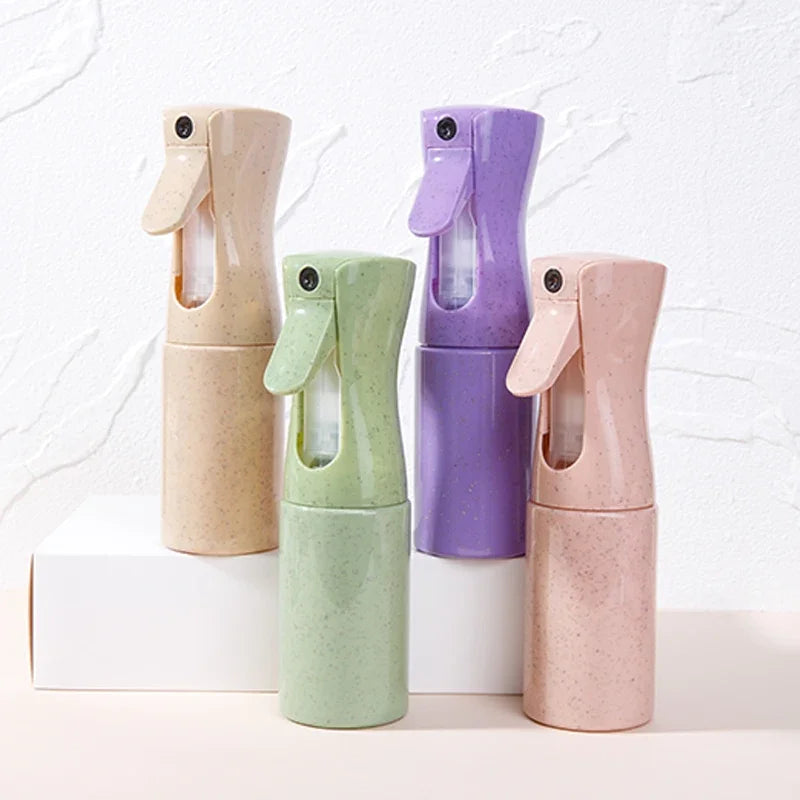 150ml Wheat Straw Fine Mist Spray Bottle – Refillable Hair Salon Hair Salon Spray Bottle PLUSH