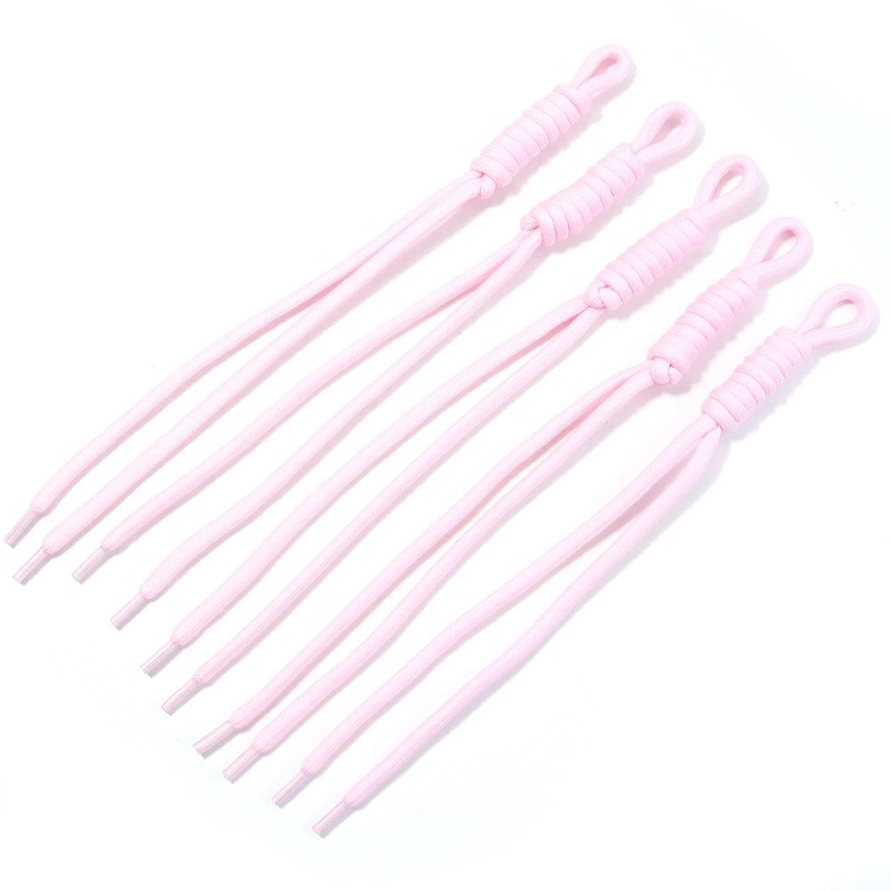 5pcs Braided Nylon Lanyard Keychain Cord – DIY Craft Supplies Braided Lanyard Cord PLUSH Pink 24-28cm