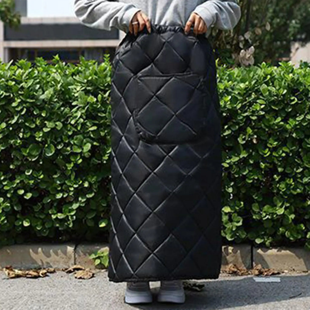 Motorcycle Windshield Knee Apron – Waterproof Winter Leg Cover Motorcycle Knee Apron PLUSH