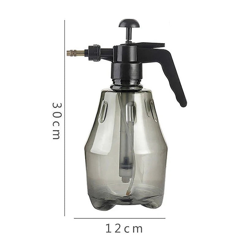 1.5L Hand Pressure Garden Sprayer – 2-in-1 Pump Bottle Garden Pump Sprayer PLUSH A Gray