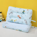 Baby Cartoon Animal Cotton Pillow – Soft Breathable Infant Nap Baby Nap Pillow PLUSH Blue dinosaur