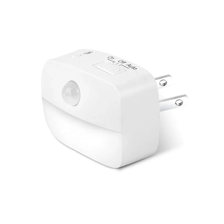LED Motion Sensor Night Light Plug-In Wall Lamp | EU US Motion Sensor Night Light PLUSH US Plug 3 Colors