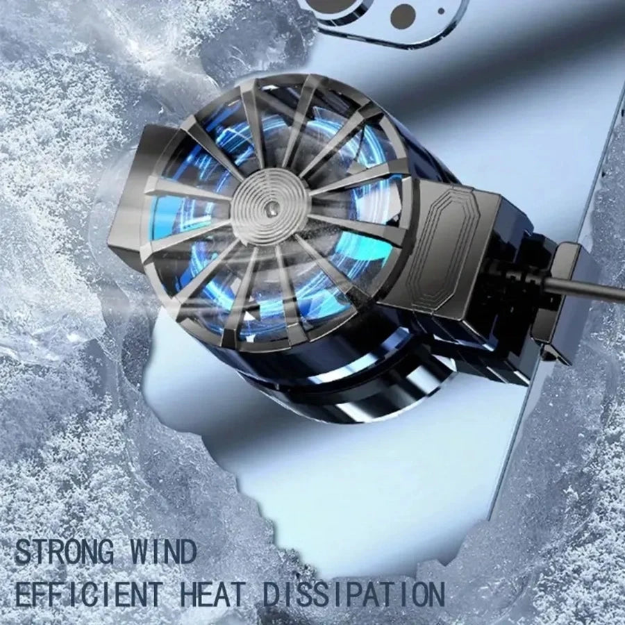 Portable Phone Cooler – External Fan for iPhone & Android Phone Cooling Fan PLUSH