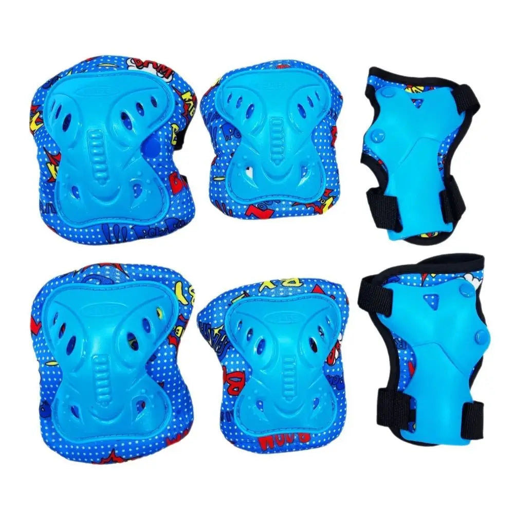 Kids 6-in-1 Protective Gear Set – Knee, Elbow & Wrist Guards Kids Protective Gear PLUSH