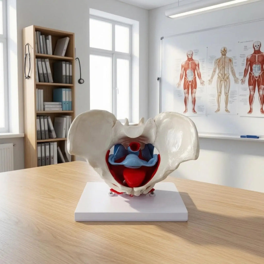 Female Pelvis Anatomy Model with Pelvic Floor Muscles | PVC Anatomy Teaching Model PLUSH