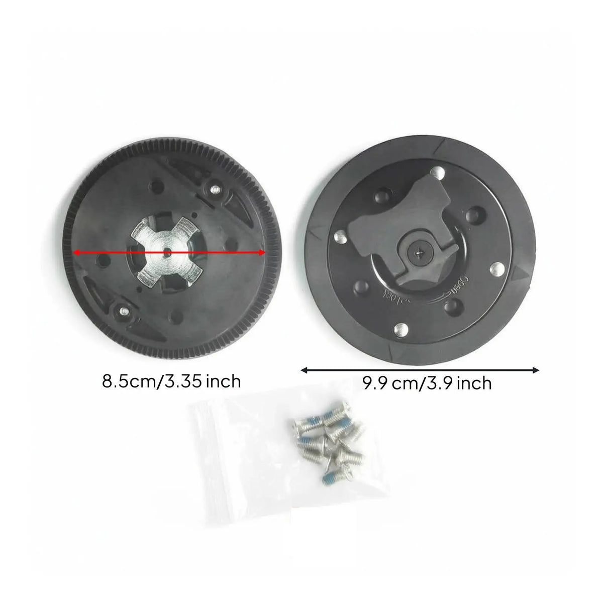 Snowboard Binding Disc Mount Plate – Replacement Hardware & Pad Snowboard Binding Accessory PLUSH Ld7