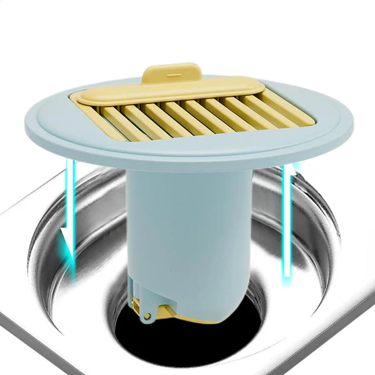 Silicone Shower Floor Drain Stopper – Anti-Odor Trap Insert Floor Drain Stopper PLUSH
