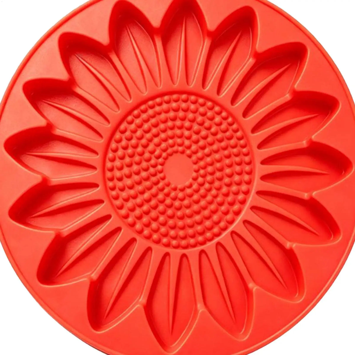 Sunflower Stepping Stone Mold – Reusable Round Concrete Paver Concrete Paver Mold PLUSH