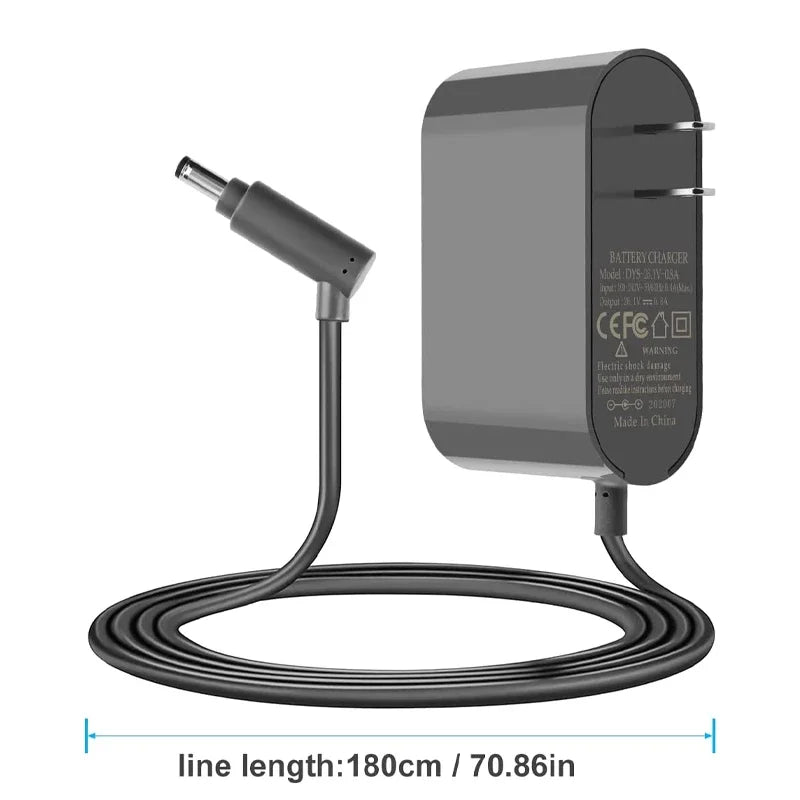 Dyson V6 V7 V8 Replacement Charger – 26.1V Power Adapter Vacuum Charger Adapter PLUSH