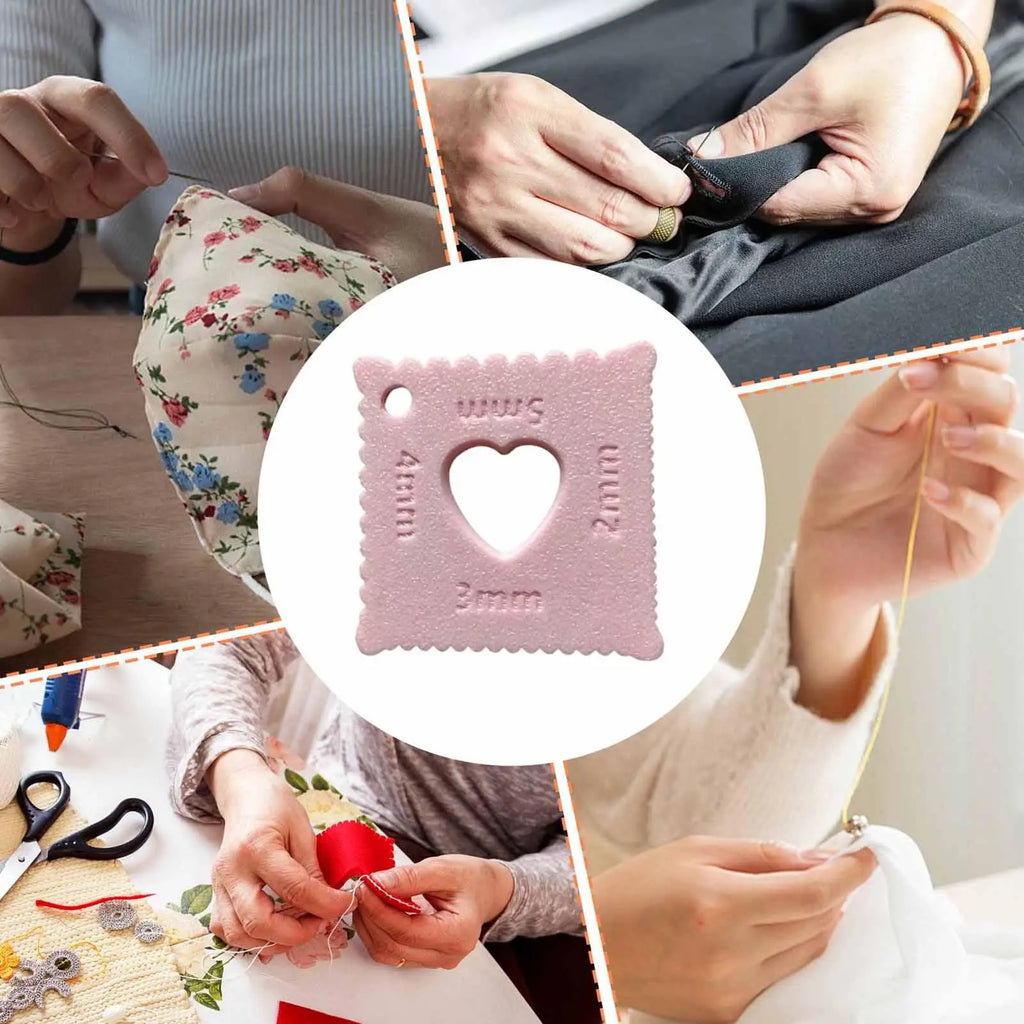 Sewing Stitch Spacing Ruler 2-5mm – Leather Craft Template Guide Sewing Spacing Ruler PLUSH