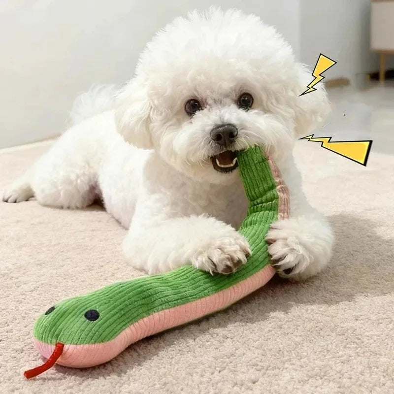 16.5" Snake Plush Kick Toy for Indoor Cats & Dogs | Pet Toy Plush Pet Toy PLUSH