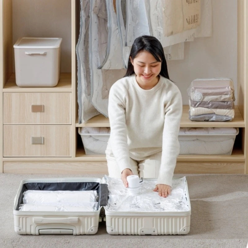 TAILI No-Pump Vacuum Storage Bags – Clothes & Blankets Vacuum Storage Bags PLUSH