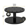 12-Slot Acrylic Dart Display Holder | Desk & Shelf Organizer Dart Display Stand PLUSH Black 1PC