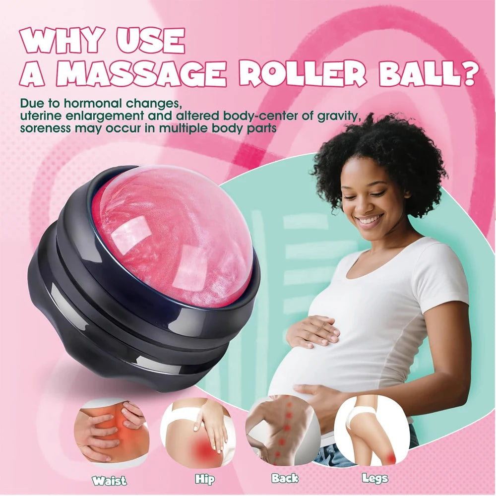 Wooden Labor Comb & Massage Roller Ball Kit | 1/2/3pcs Labor Wellness Kit PLUSH