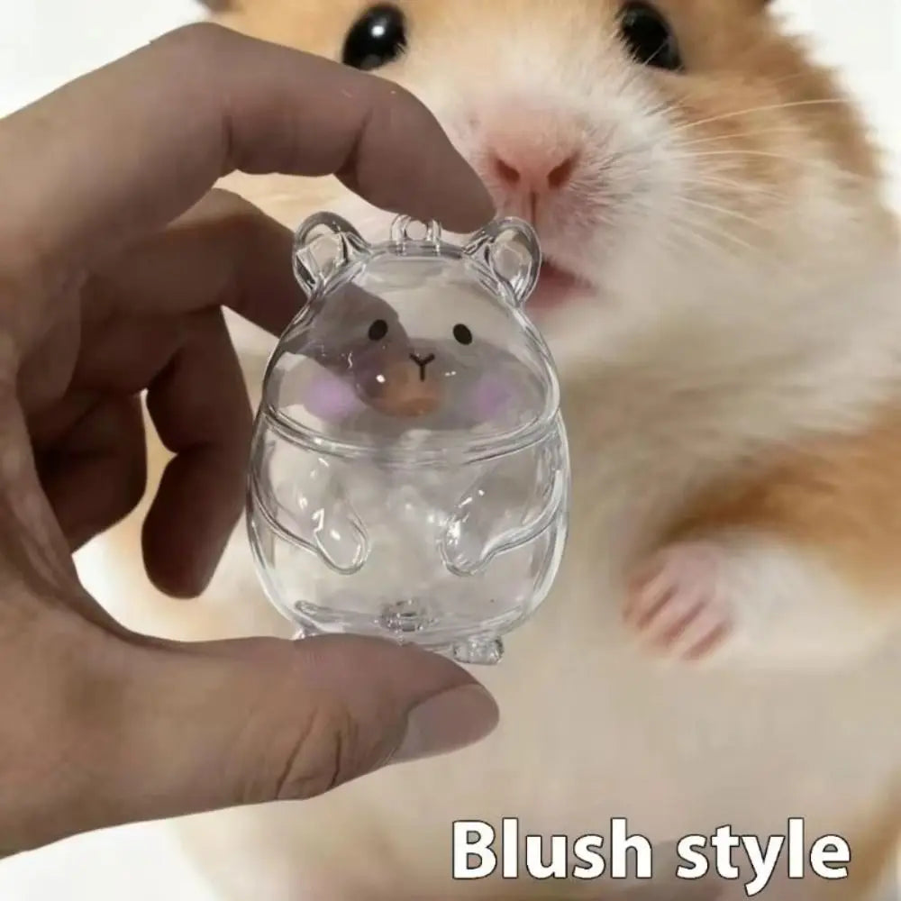 Transparent Cat Hair Storage Capsule Keychain | Pet Keepsake Pet Keepsake Keychain PLUSH