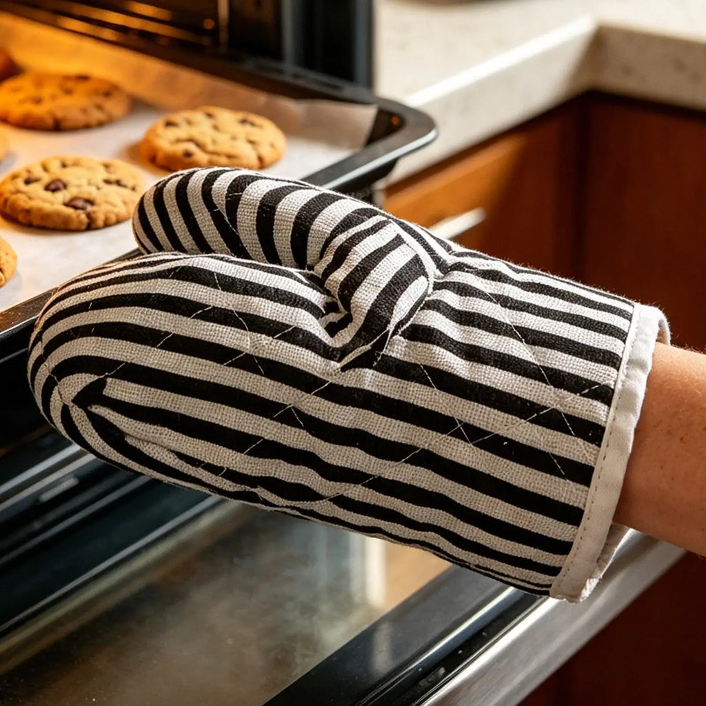 Heat-Resistant Oven Mitt – Non-Slip Kitchen Potholder Glove Oven Mitt PLUSH