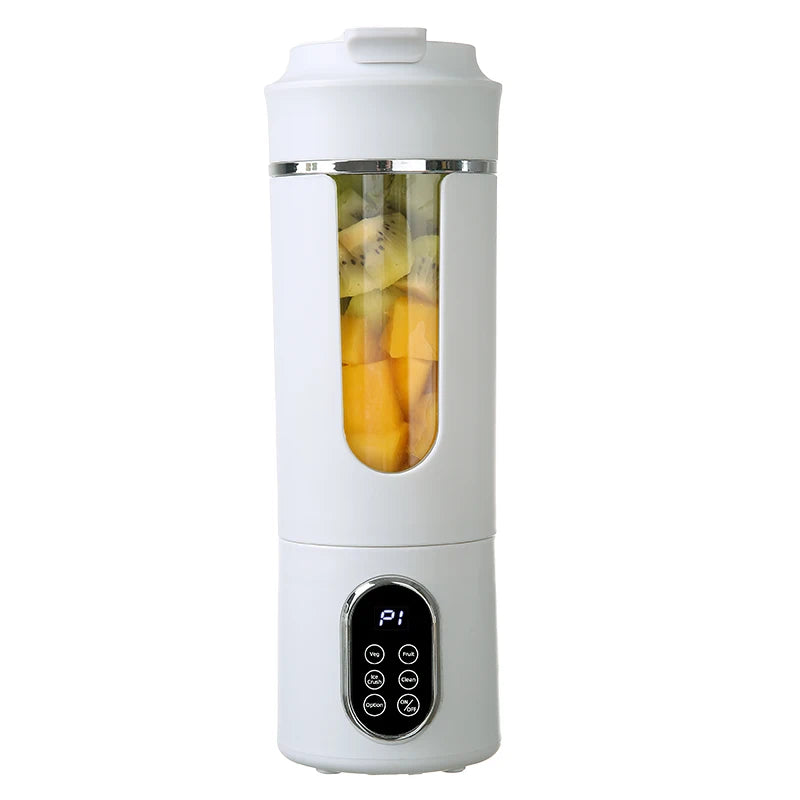 USB Rechargeable Portable Electric Juicer Blender Cup Portable Blender Cup PLUSH WHITE