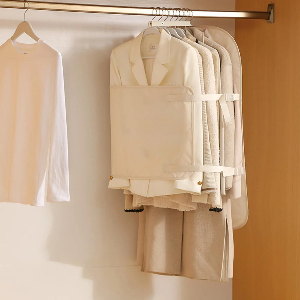 Compression Garment Bag Closet Organizer | Space Saver Board Garment Storage Bag PLUSH