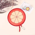 Fruit-Pattern Round Handheld Pocket Fan – Portable & Cute Handheld Pocket Fan PLUSH A3