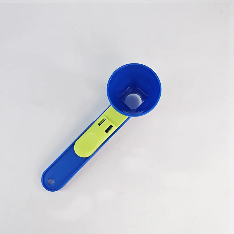 Mess-Free Protein Powder Scoop with Sliding Funnel Powder Scoop PLUSH A