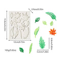 Leaves Silicone Mold for Fondant, Chocolate & Cake Decorating Silicone Baking Mold PLUSH 1PC