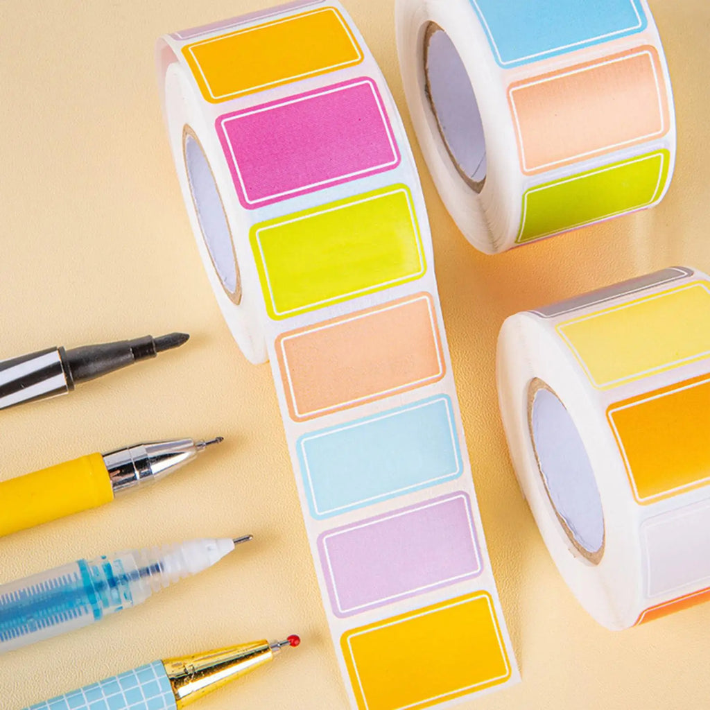 500pcs Waterproof Color-Coded Self-Adhesive Label Stickers Label Stickers PLUSH