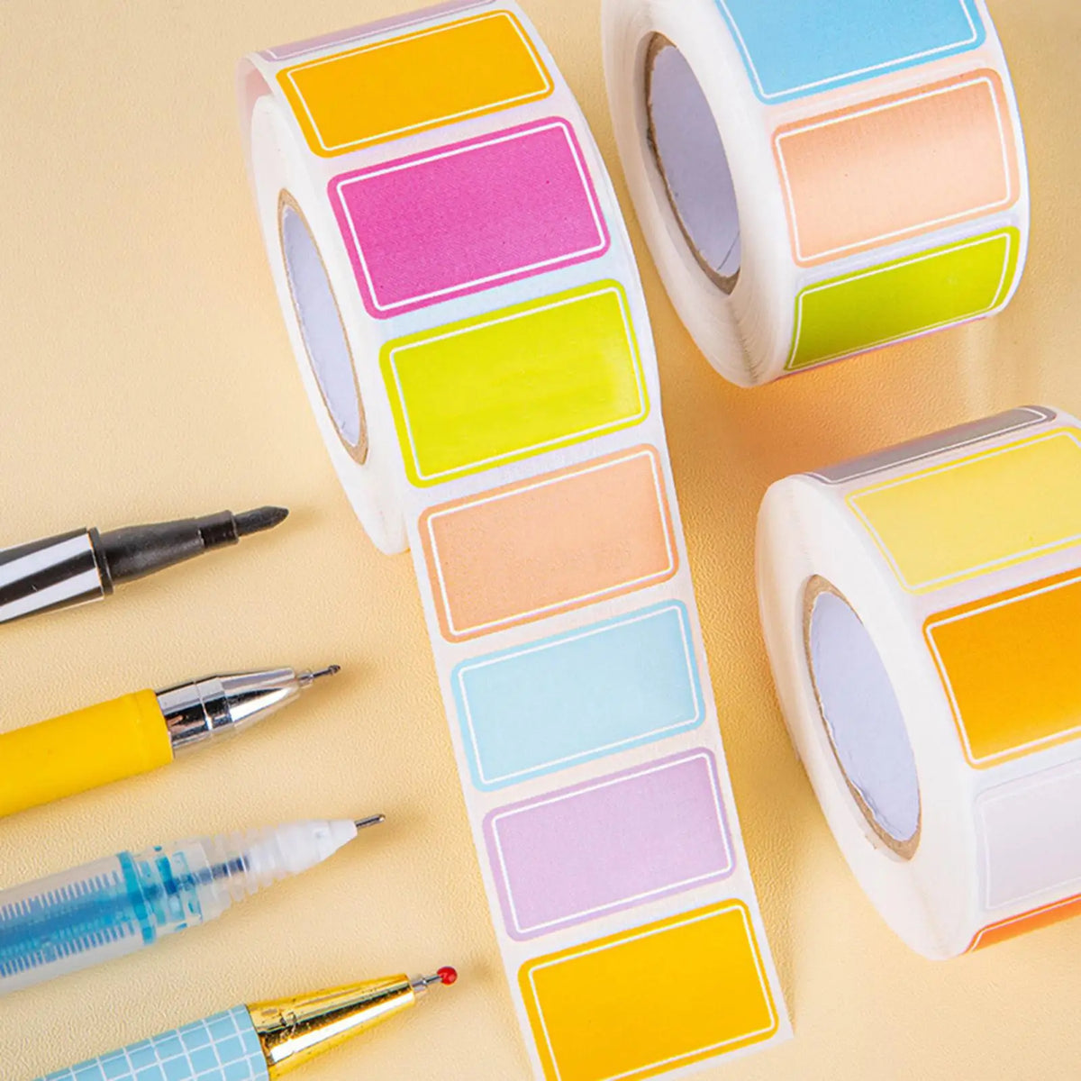 500pcs Waterproof Color-Coded Self-Adhesive Label Stickers Label Stickers PLUSH
