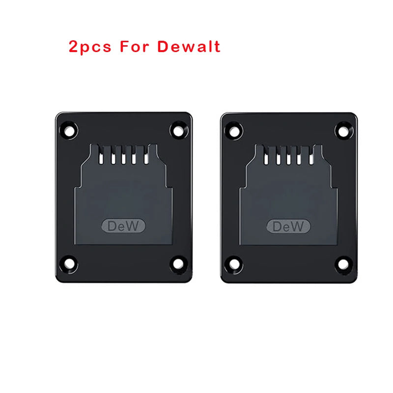 2pc 18V Battery Wall Mount Holder Rack – Makita Bosch Milwaukee Battery Wall Mount Holder PLUSH For Dewlt China Mainland