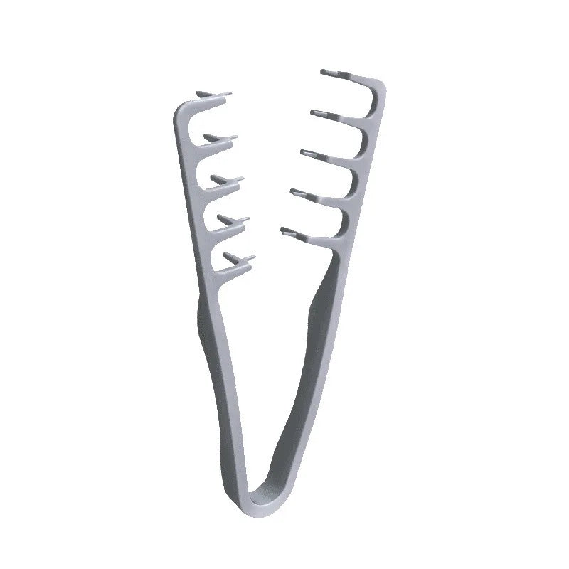 Volumizing Wide-Tooth Hair Comb – Fluffy Root Styling Tool Hair Styling Comb PLUSH Grey