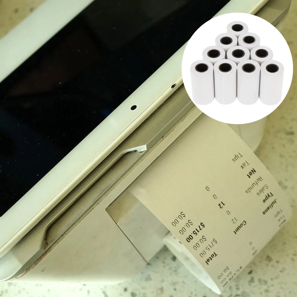 10-Pack 57mm Thermal Paper Rolls 30M – POS & Cash Register Thermal Paper Rolls PLUSH