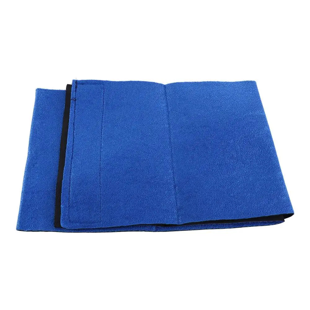 Waist Trimmer Belt – Sweat Body Wrap & Core Support Band Waist Trimmer Belt PLUSH blue