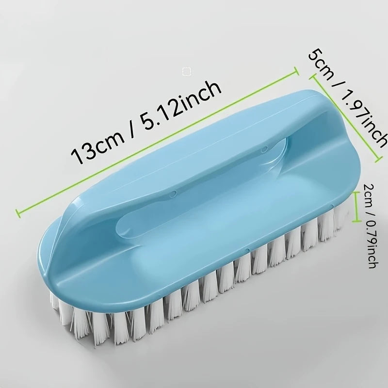 2-Pack Hard Bristle Brush – Shoe, Laundry & Floor Scrubber Cleaning Scrub Brush PLUSH