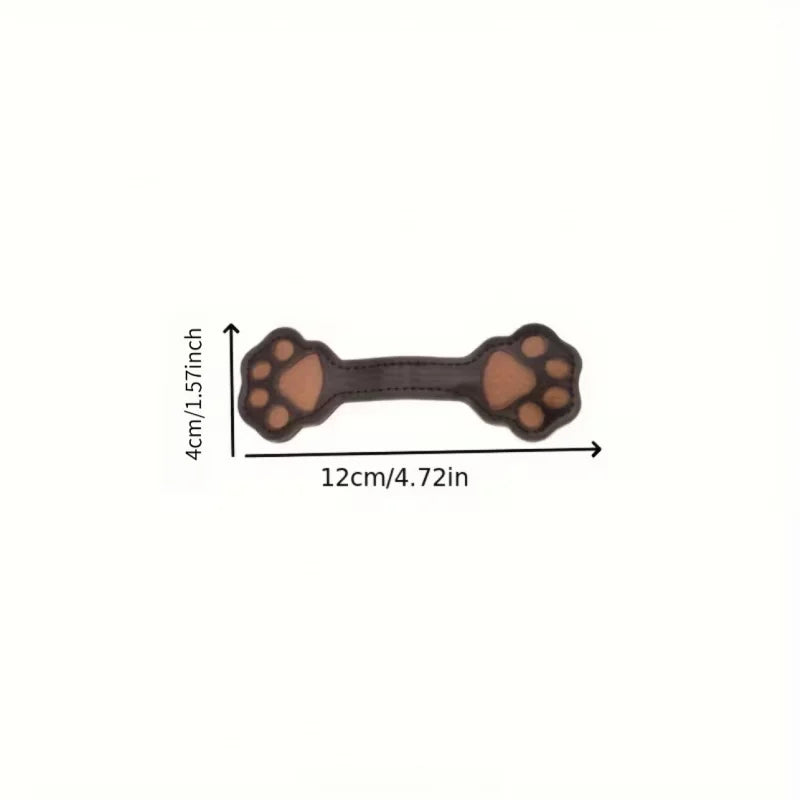 Dog Paw PU Leather Magnetic Bookmarks – Embossed Paw Design Magnetic Bookmark PLUSH