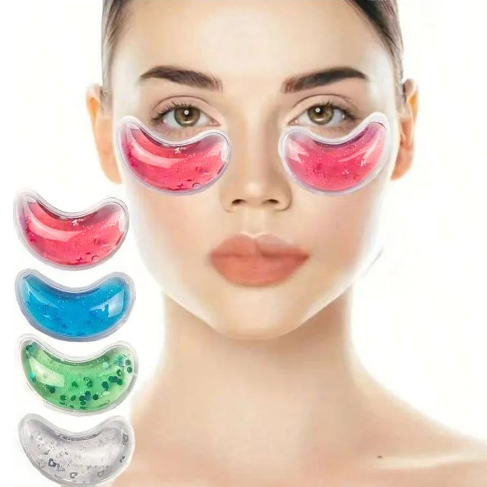 Hot & Cold Reusable Gel Eye Pad – Cooling Eye Compress Gel Eye Compress PLUSH