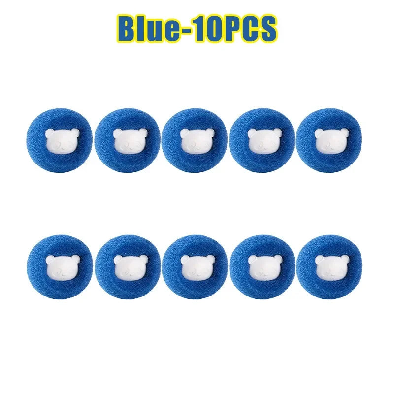 Laundry Washing Balls – Lint & Pet Hair Remover 6pcs Laundry Washing Balls PLUSH Blue 10PCS