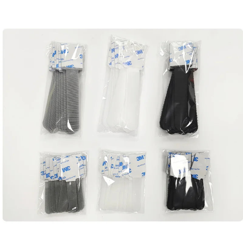 10pcs Self-Adhesive Cable Organizer Clips | Wire Management Cable Organizer Clips PLUSH