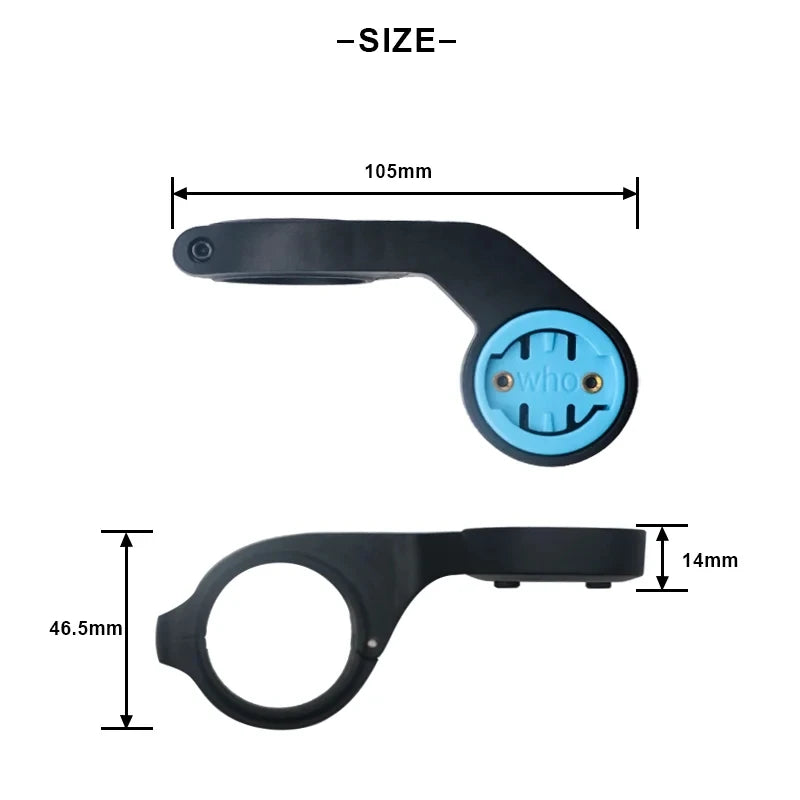Bike Computer Mount – Garmin Bryton Wahoo 31.8mm Handlebar Bike Computer Mount PLUSH