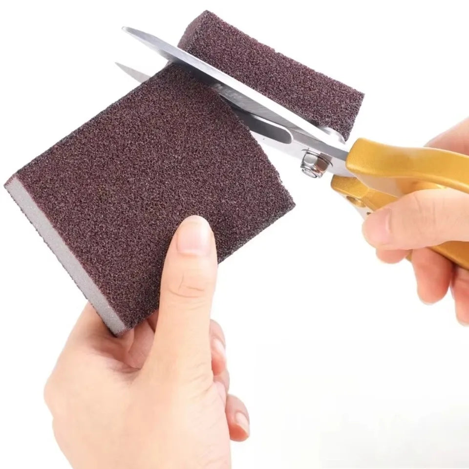 2-Pack Magic Emery Scrub Sponge – Descaling & Rust Remover Cleaning Scrub Sponge PLUSH