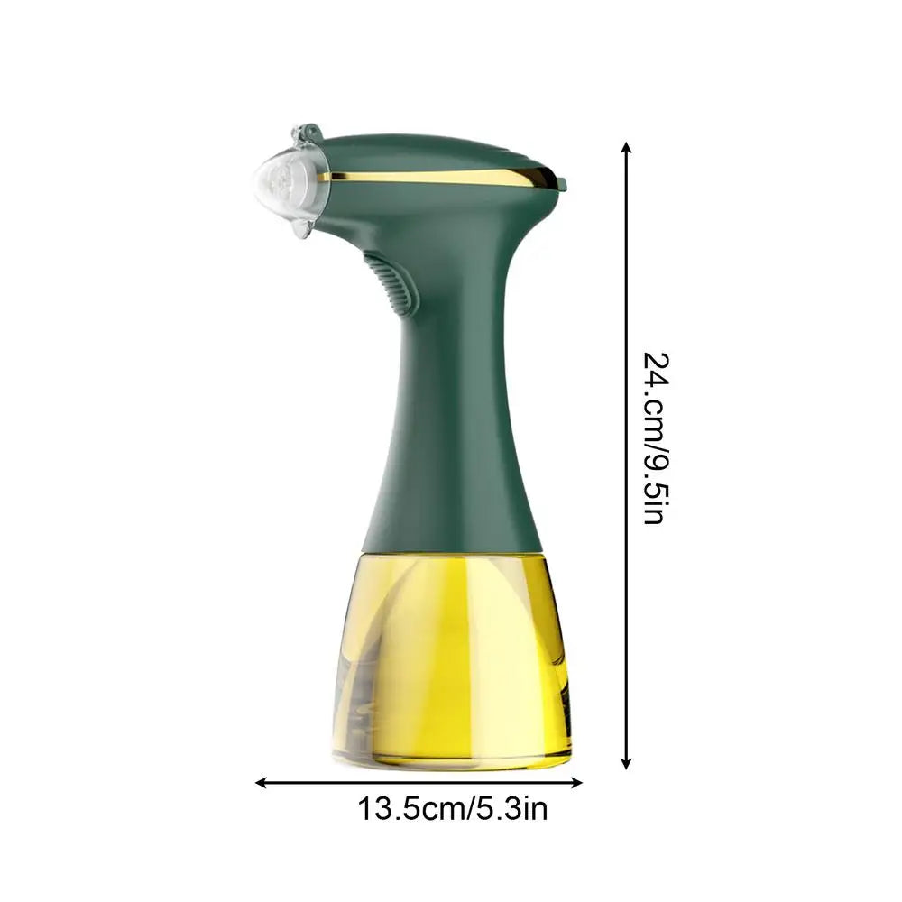 Electric USB Rechargeable Olive Oil Spray Bottle | Kitchen Mister Electric Oil Sprayer PLUSH Green