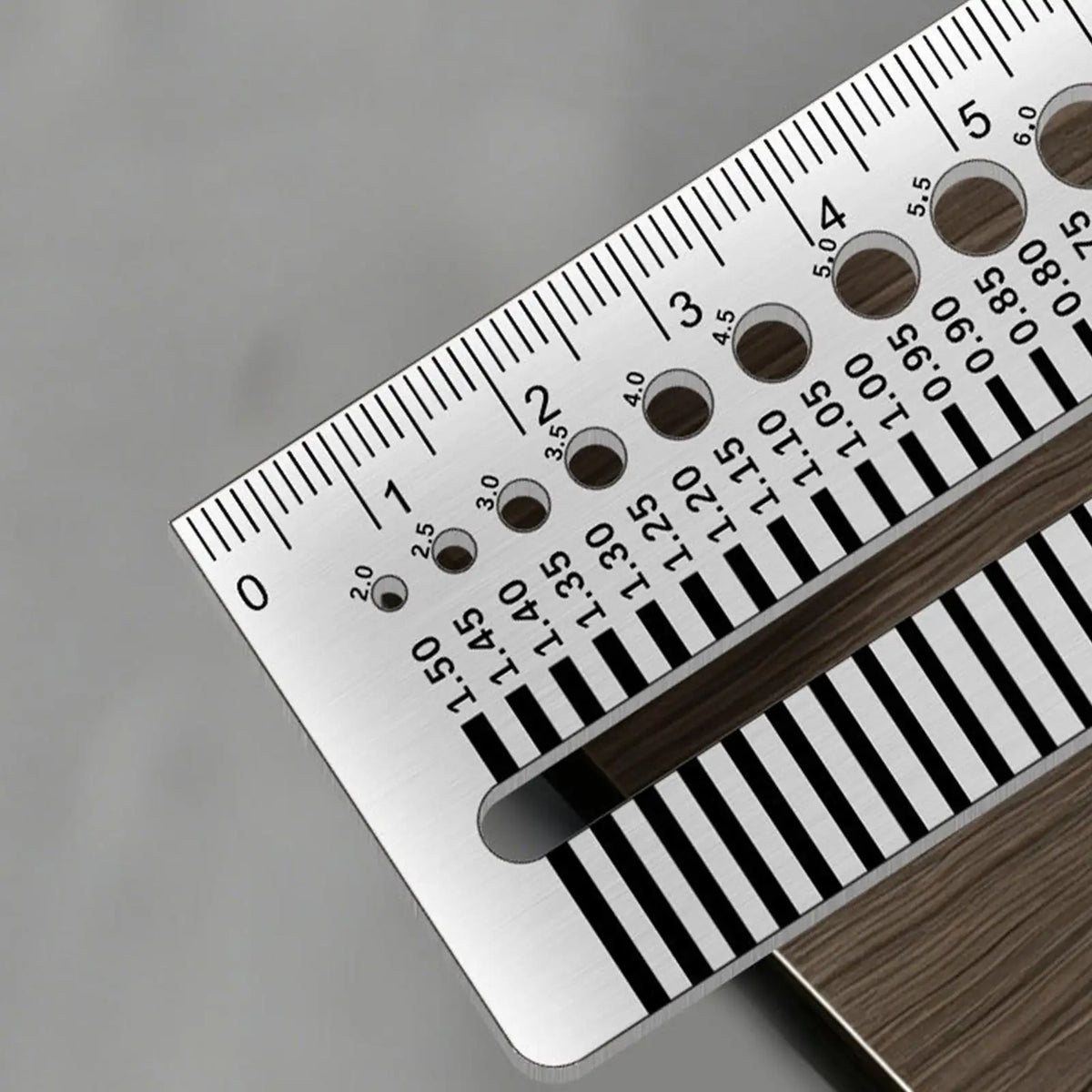 Stainless Steel Crack Gauge Ruler | High Precision Gap Tool Crack Gauge Ruler PLUSH