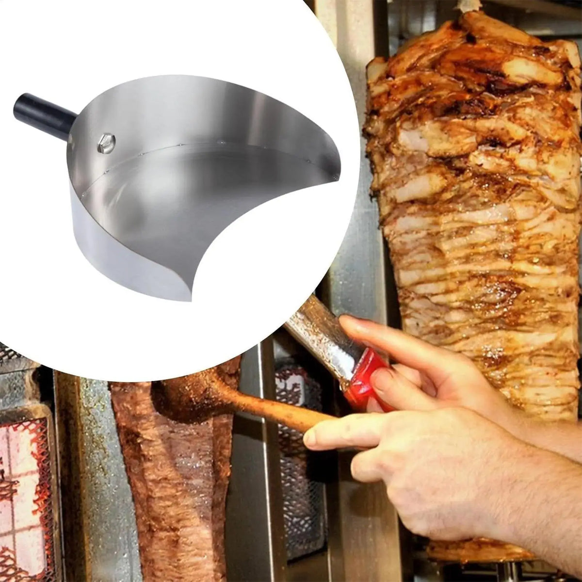 Stainless Steel Meat Catcher Pan – Portable BBQ Grill Tray BBQ Grill Drip Pan PLUSH
