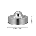 Stainless Steel Dumpling Wrapper Press & Dough Mold Tool Dough Wrapper Press PLUSH A