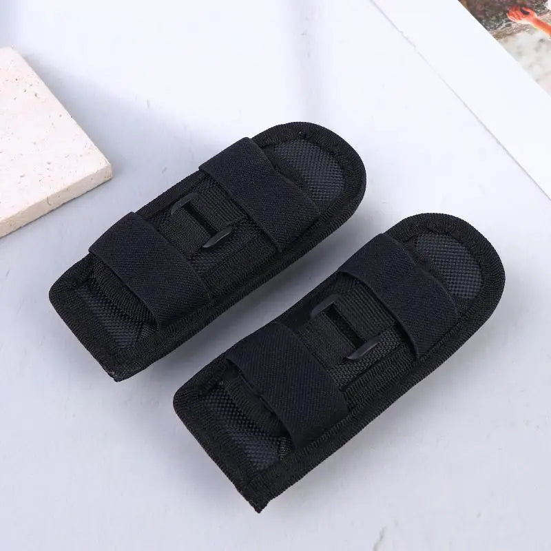 360° Rotatable Belt Flashlight Pouch – Nylon Torch Holster Flashlight Belt Holster PLUSH